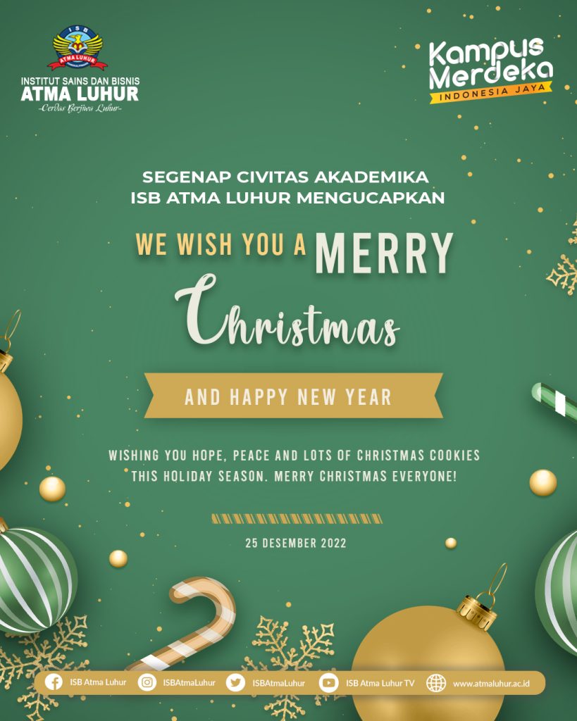 Selamat Hari Natal 25 Desember 2022 – ISB Atma Luhur